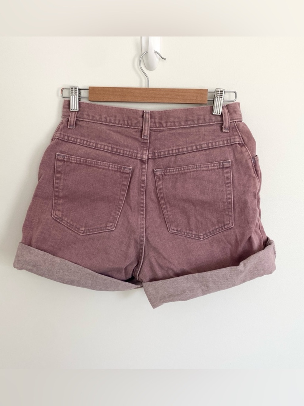 Vintage Wrangler Purple Jean Shorts - Picture 4 of 6